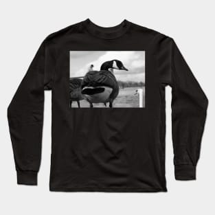 Canadian Goose stare Long Sleeve T-Shirt